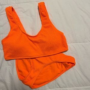 Cabana del Sol neon orange bikini